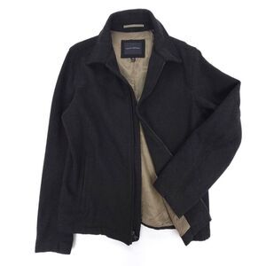 BANANA REPUBLIC Old Money Speckled Charcoal Wool Car Field Jacket Men's Medium